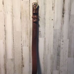 Belt, genuine harness, leather, 38 inches